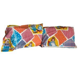 Vintage Raggedy Ann & Andy Standard Size Pillowcases